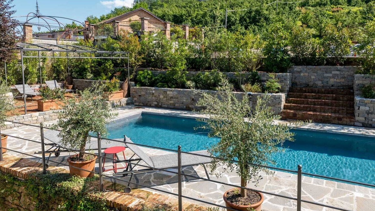 La Morra Villa | Refined Art Nouveau villa with swimming pool