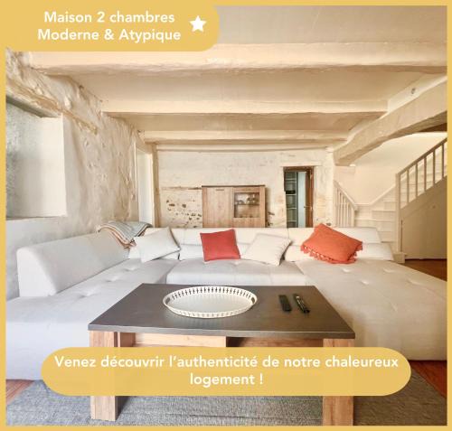 Saint-Coutant-le-Grand House | REFUGE CHAMPETRE - Moderne & Confort - Jardin Terrasse Barbecue - Parking et Wifi Gratuit - ESPACE ET DETENTE - Parfaitement équipé - Idéal FAMILLE