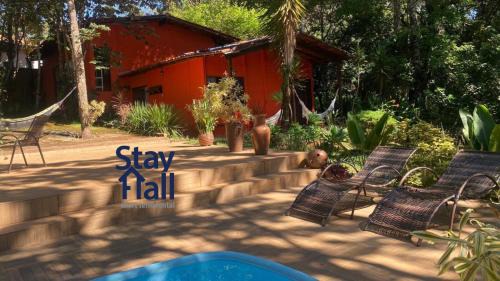 Casa Branca Ski Chalet | Refugio na Natureza-Chácara-Piscina Privativa-124D