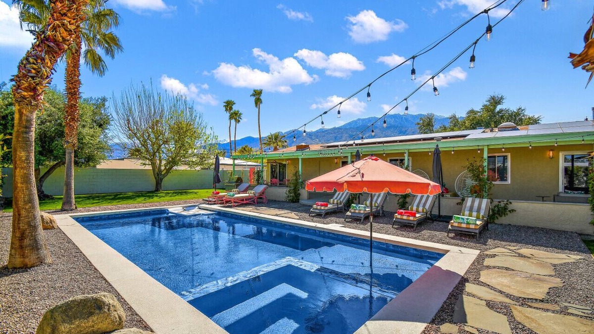 Racquet Club South House | Regency Poolside Retreat