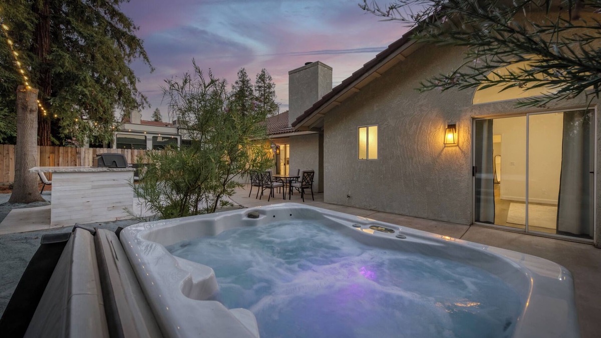 Clovis House | Relax & Play in Clovis! 4BR w/Hot Tub, Game Room, Firepit, Close to Hospitals