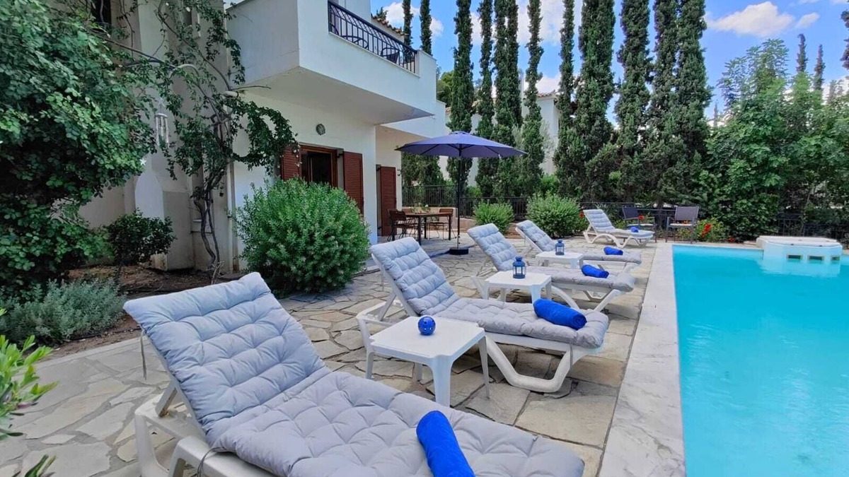 Agii Anargiri Villa | Relax with the whole family at this peaceful place to stay.