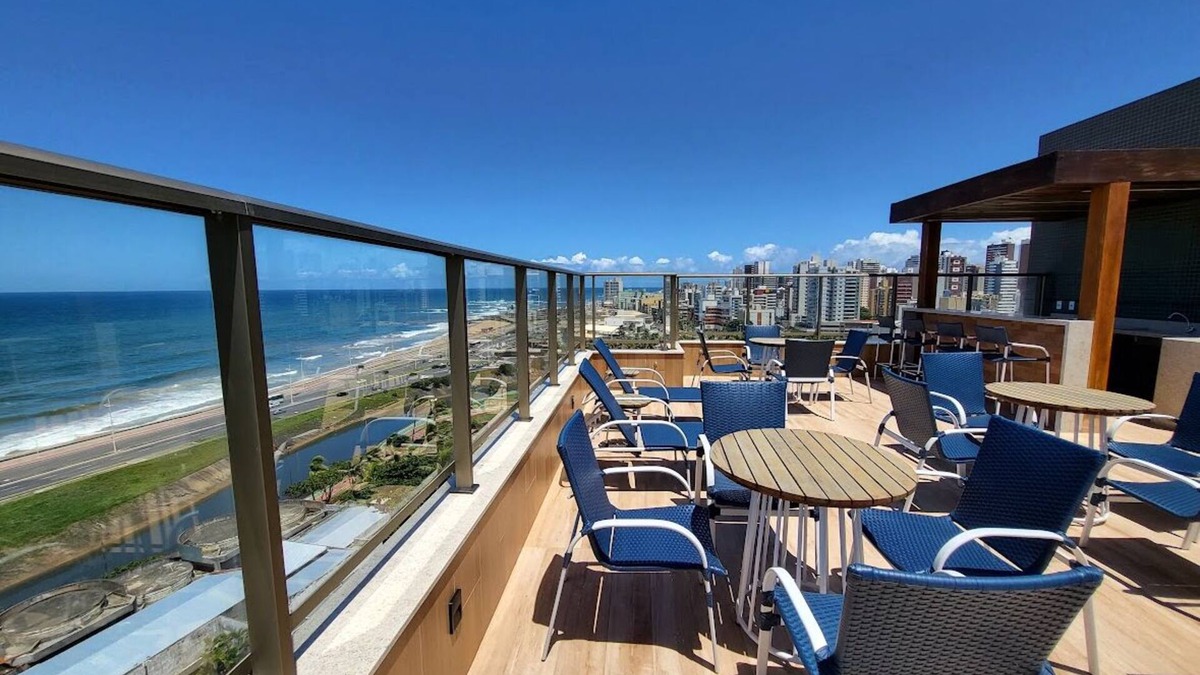 Pituba Apartment | Relaxe com uma Vista mar Incrível de Salvador