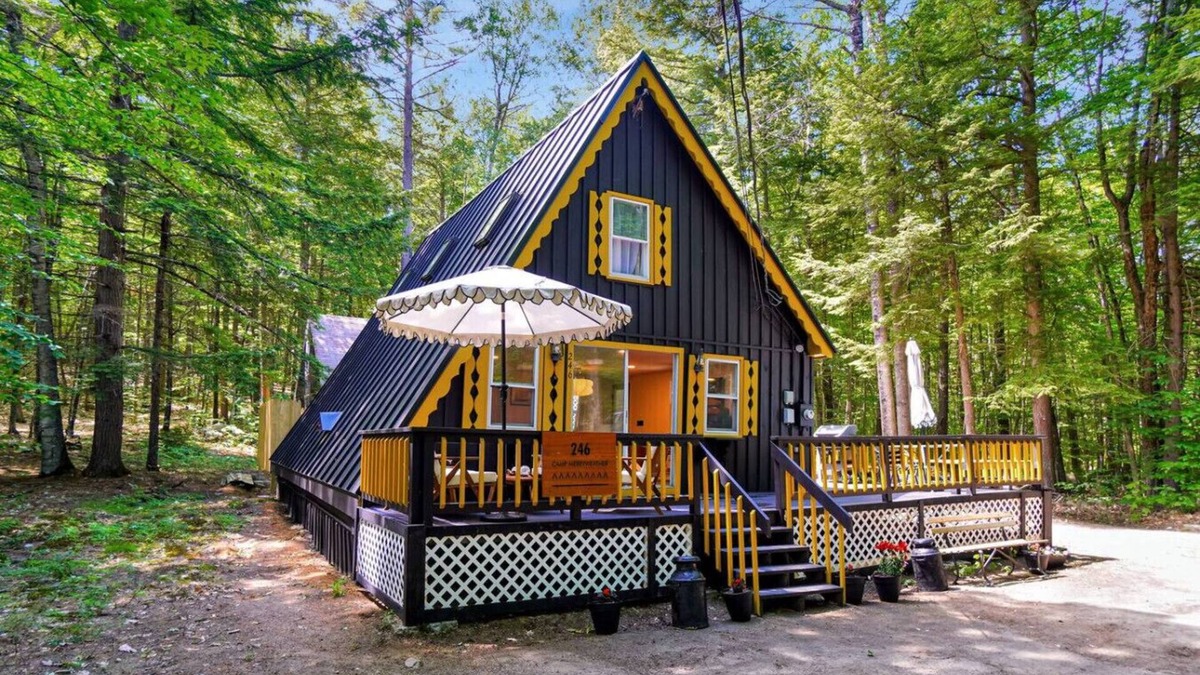 Denmark Ski Chalet | Relaxing A-Frame with Hot Tub and Lake Access