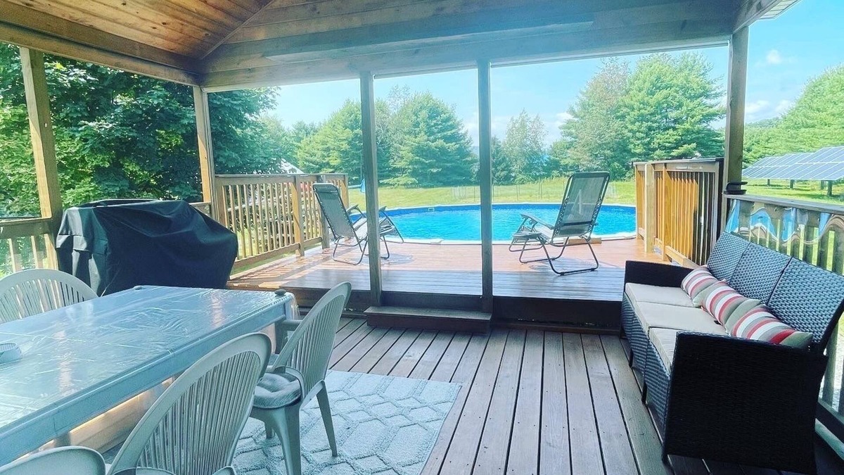 Lake Luzerne-Hadley House | Relaxing Adirondack Escape with Pool & Large Deck, 8 miles to Lake George