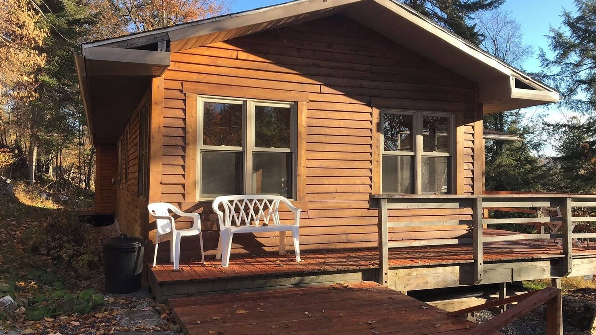 Labelle Ski Chalet | Relaxing by Lac Labelle with a roaring fire outside