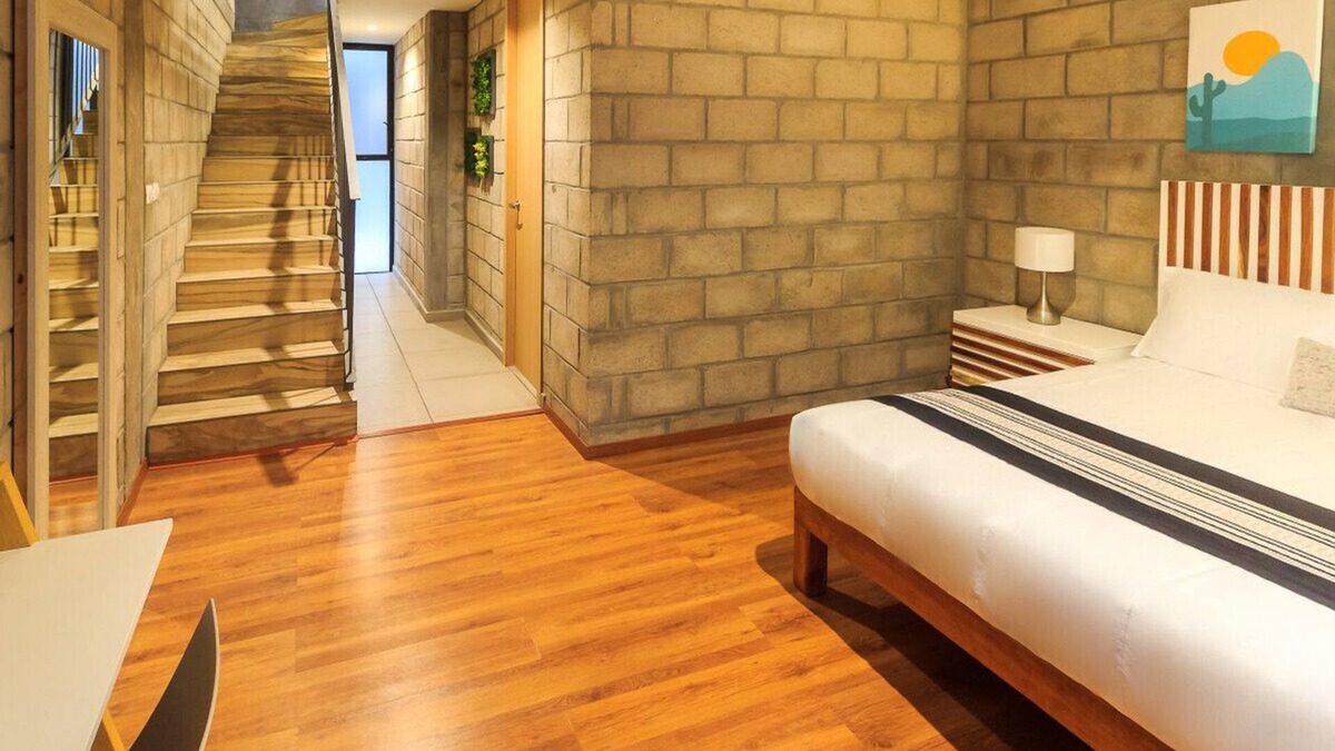 Downtown Guadalajara Apartment | Relaxing Private Loft w/Gym & Coworking | 1 BD | Tribu Colón