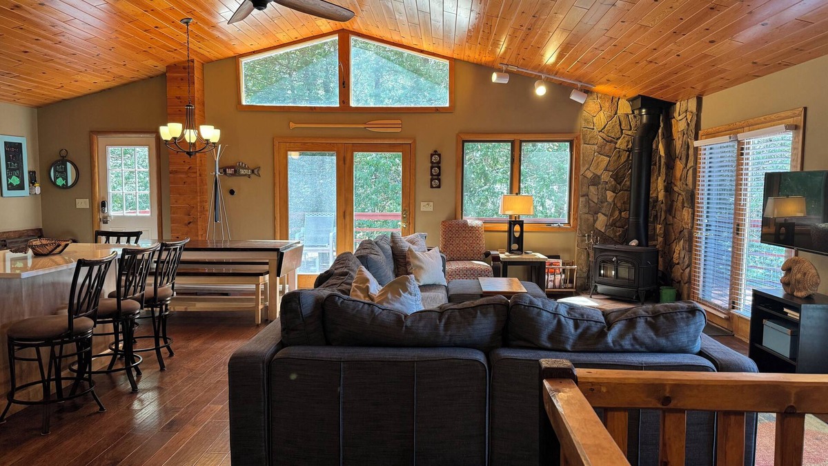 Central Lake House | Relaxing Year-Round Lakefront Retreat! Newly Remodeled Kitchen!