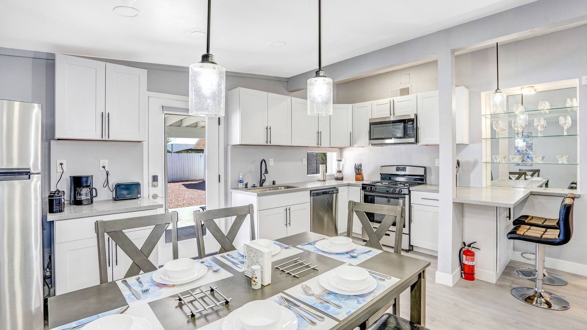 North Las Vegas House | Remodeled Home with Lush Landscapes, King Beds, BBQ, Games, Workspace and More!