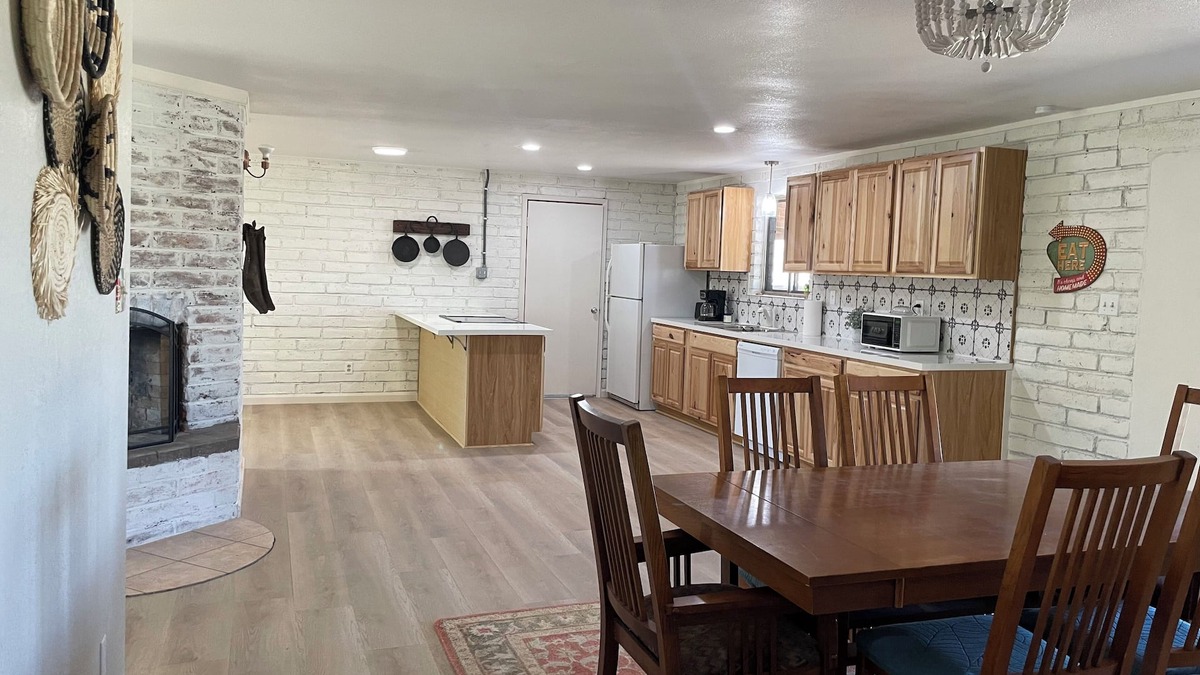 Gila House | Remodeled mid-century brick house is excellent base for exploring the Gila