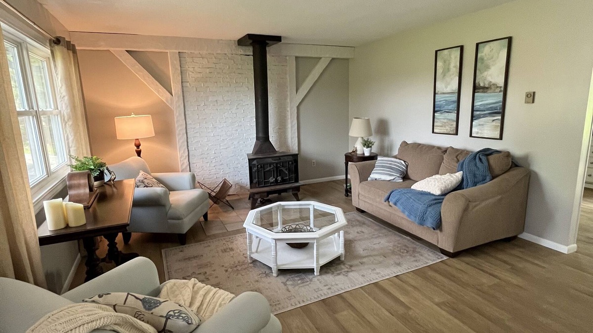 Avon House | Remodeled Modern 4BR Avon Home with 3 Living Rooms on Large Private Lot/Farm