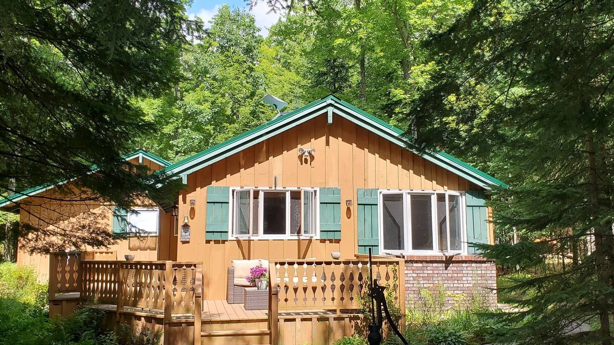 Townsend Cabin | Remodeled Northwoods Lakefront Retreat- 85' of Lake Frontage on Horn Lake
