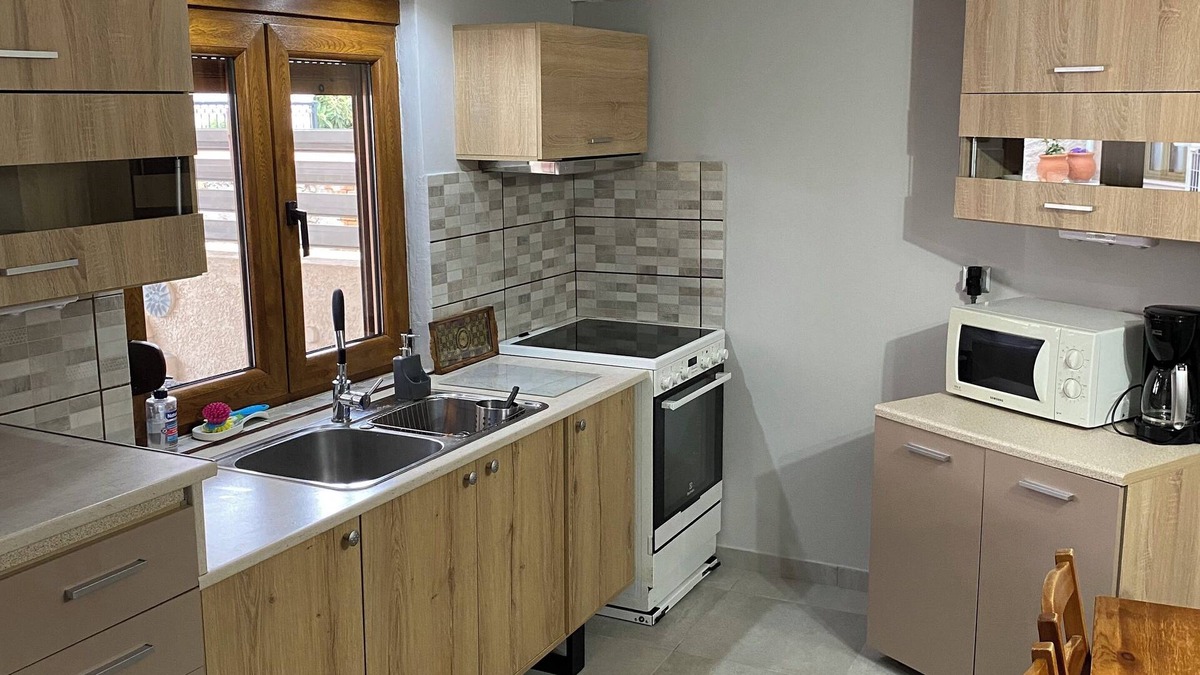 Lesvos House | Remodeled stone house with yard and balconi,5 min from the Medieval city and sea