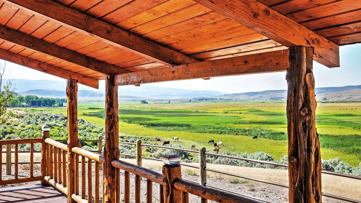 Antimony Cabin | Remote Antimony Log Cabin w/Green Meadow Views!