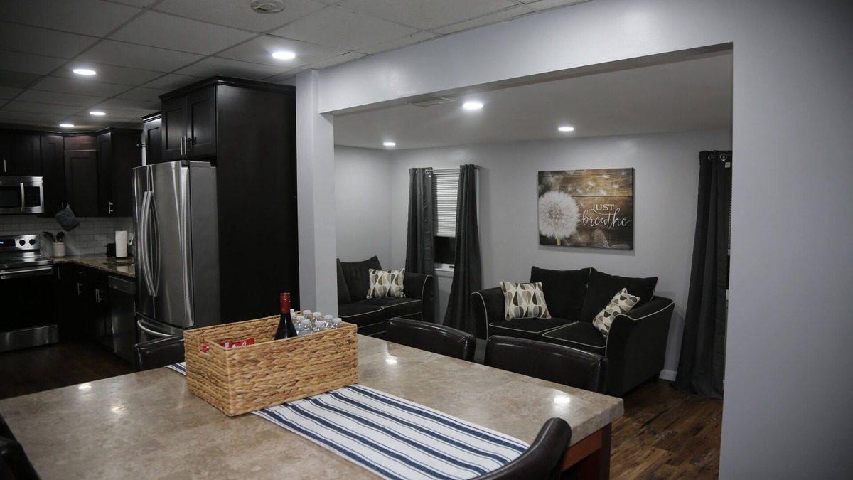 Pawtucket Apartment | Renovated 3 Bedroom 6 bed unit with onsite parking
