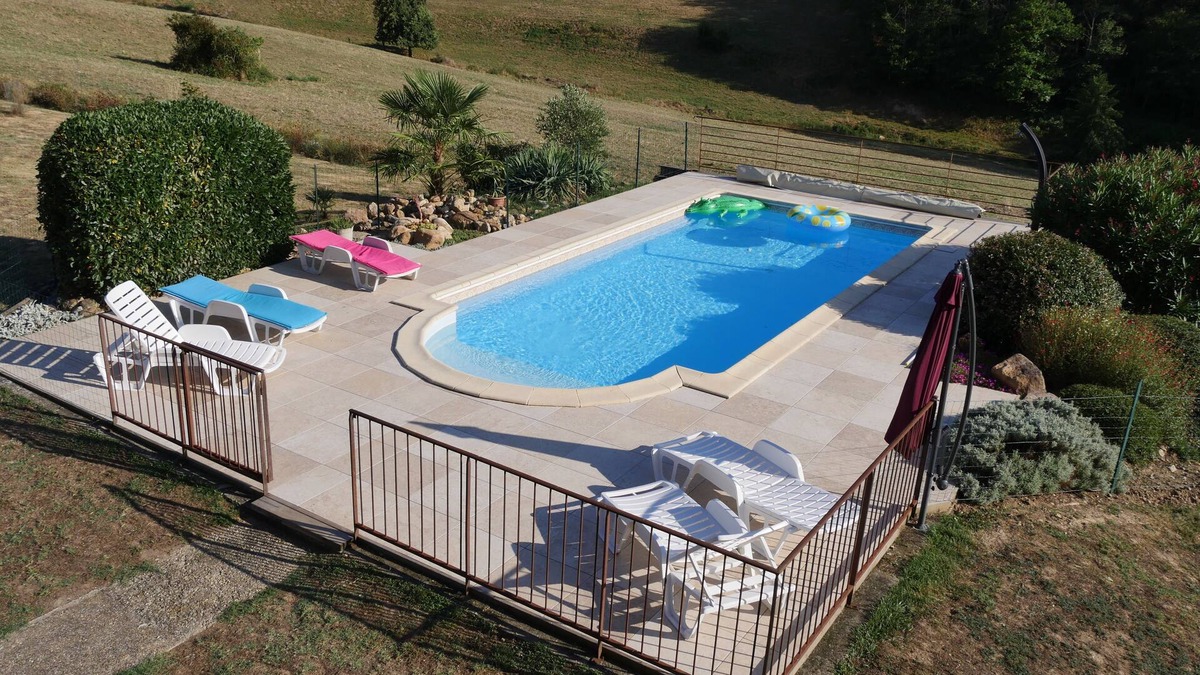 Saint-Andre-de-Najac House | Renovated 19th-century farmhouse, totally independent with private pool (8 people)