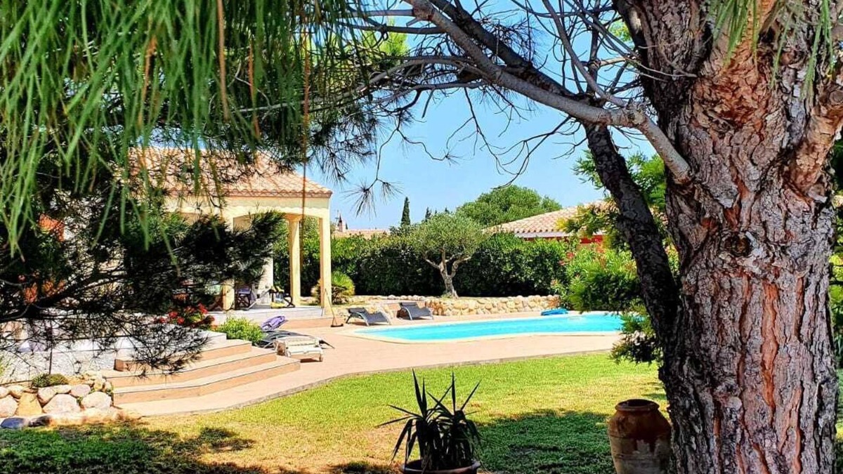 La Palme Villa | rent house with swimming pool near the sea