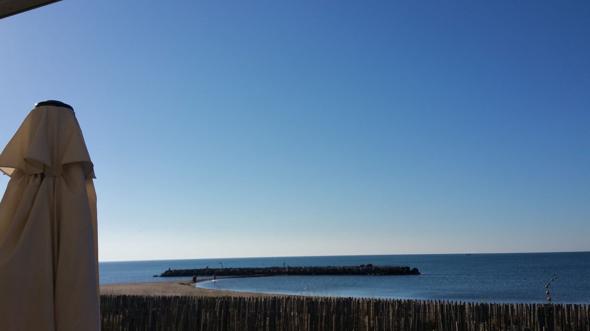 Valras-Plage House | RENTAL VALRAS BEACH, R Ch F3 villa sea front 5 People + WIFI