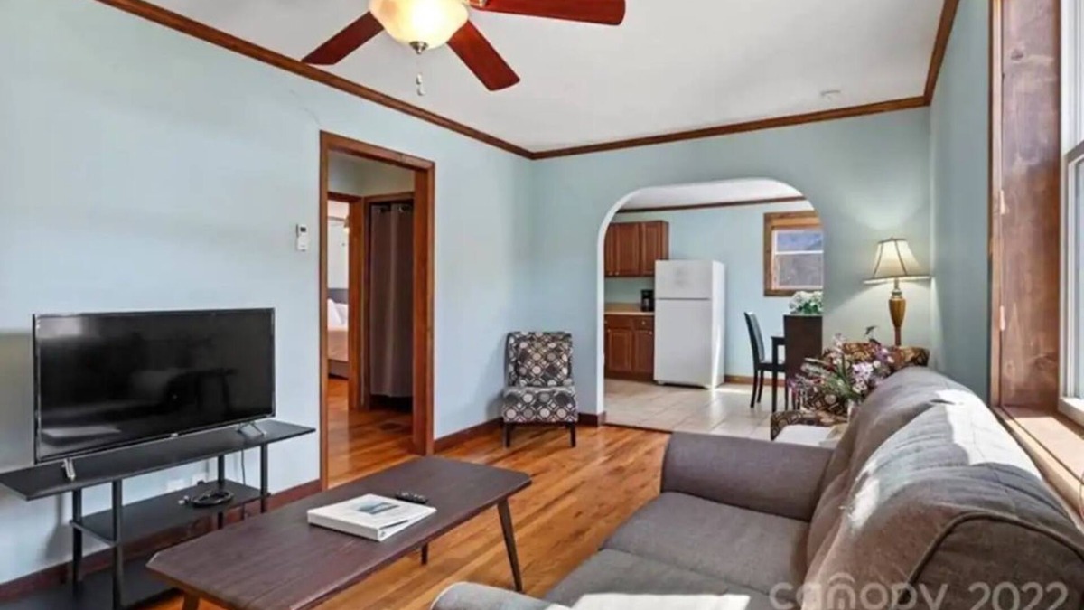 Hot Springs Apartment | Reopened since Helene! Stay right in the heart of Hot Springs, NC