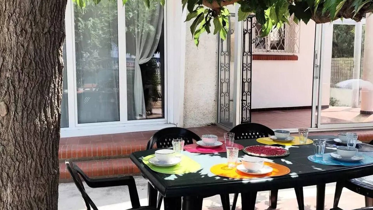 La Jetee Villa | Residence 6Apr41-canet En Roussillon - House T4 ground floor air conditioned beautiful shaded terrace 6AVR44