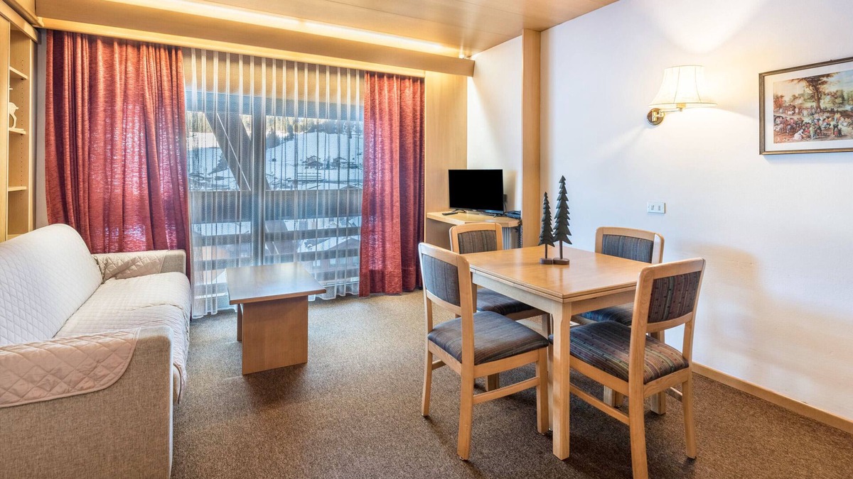 San Giovanni di Fassa Apartment | "Residence Anda Appartamento 51" with Views of the Dolomite Peaks, Shared Indoor Pool & Jacuzzi