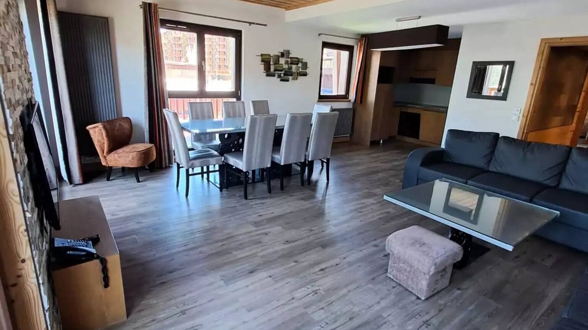 Arc-2000 Apartment | Residence La Source des Arcs* - Chalet des Neiges - 5 Room Duplex Apartment 8 People Sauna