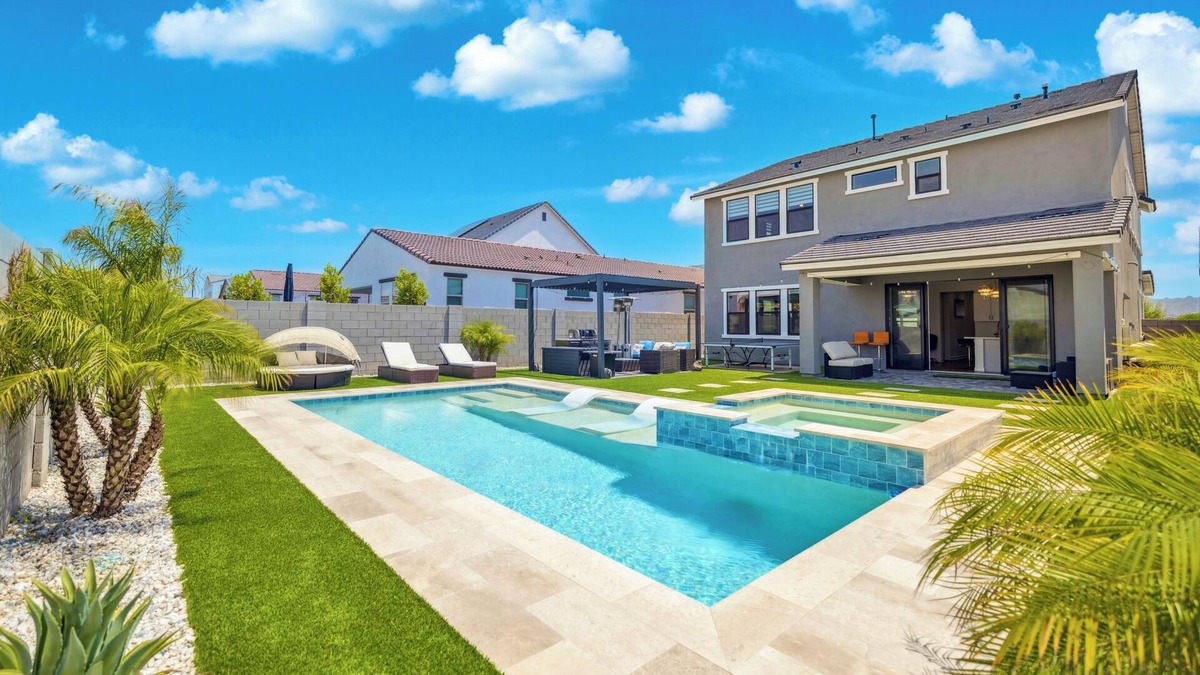 San Tan Valley House | Resort style 4-bedroom house, heated pool/hot tub, fitness room in Queen Creek