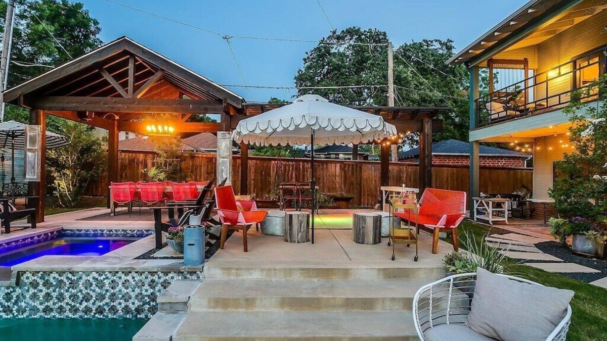 Ryan Place House | Resort-Style Guesthouse near Stockyards/TCU, Pool, Hot Tub, Private Entry