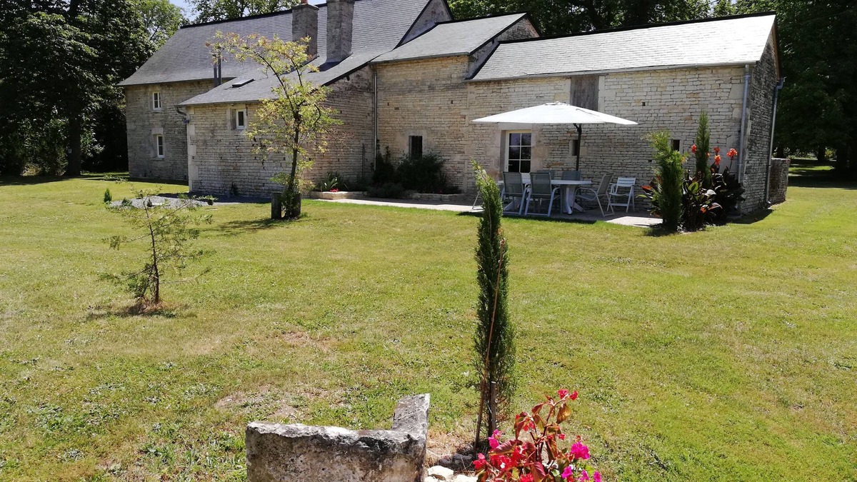 Marigny Cottage | Restored stone gite in the grounds of the chateau, rated 4 stars.