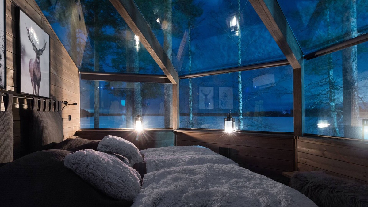 Hankasalmi Cabin | Revontuli Resort Glass Igloos