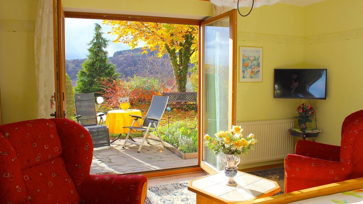 Bad Bocklet Apartment | Rhön vacation apartment (55sqm) on the first floor (handicapped accessible)