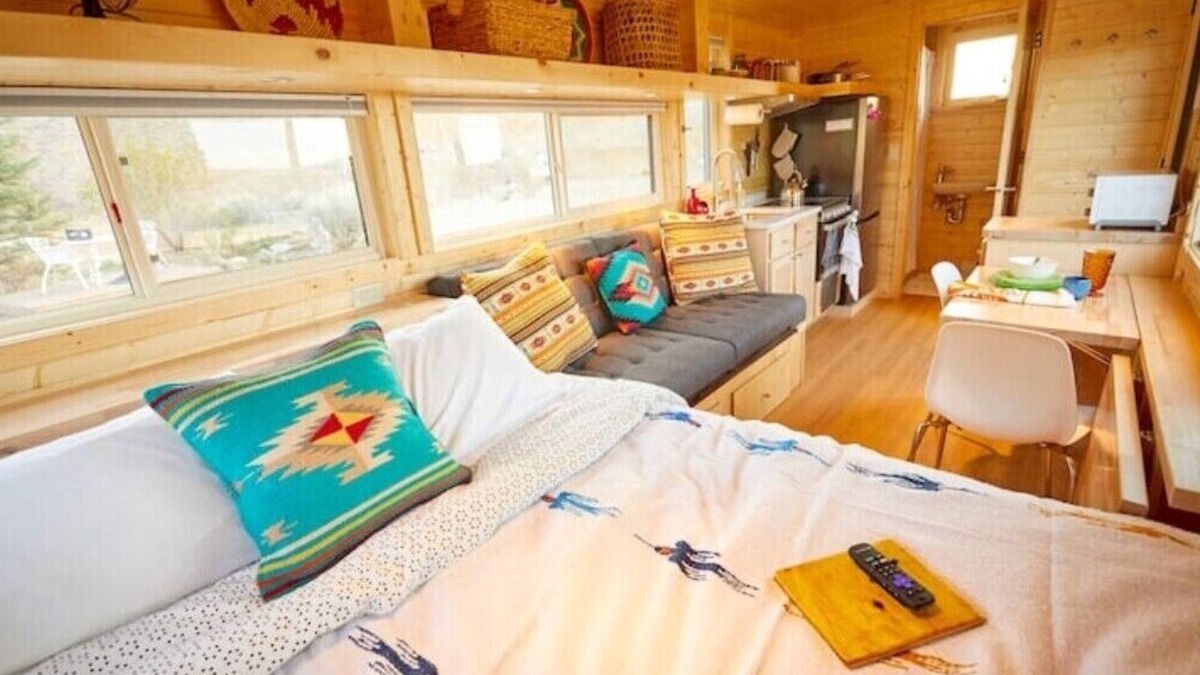 Arroyo Hondo House | Rio Tiny Home w Mountain View, Hot Tub, 2 miles to Black Rock Hot Springs