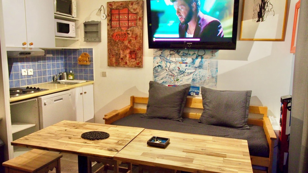 Risoul Apartment | Risoul - Studio 02 - Fully equipped - WIFI - 30m² - Foot of ski area