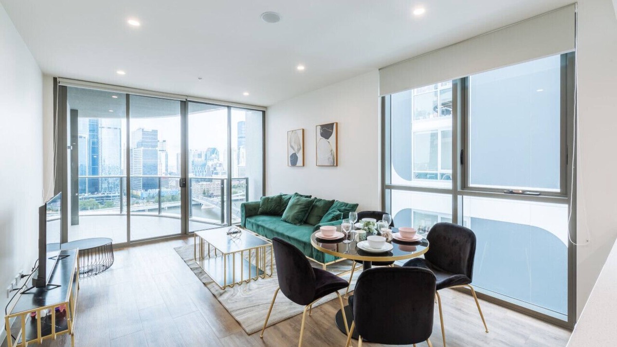 South Brisbane Apartment | River&City View w/pool 2BR Apartment @SouthBNE
