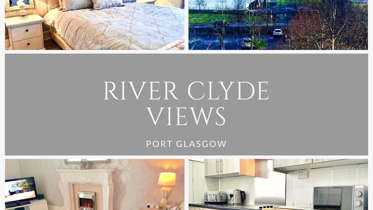 Port Glasgow Apartment | RIVER CLYDE VIEWS - PRIVATE APT, SWIMMING POOL, FITNESS GYM, SAUNA, STEAM ROOM.