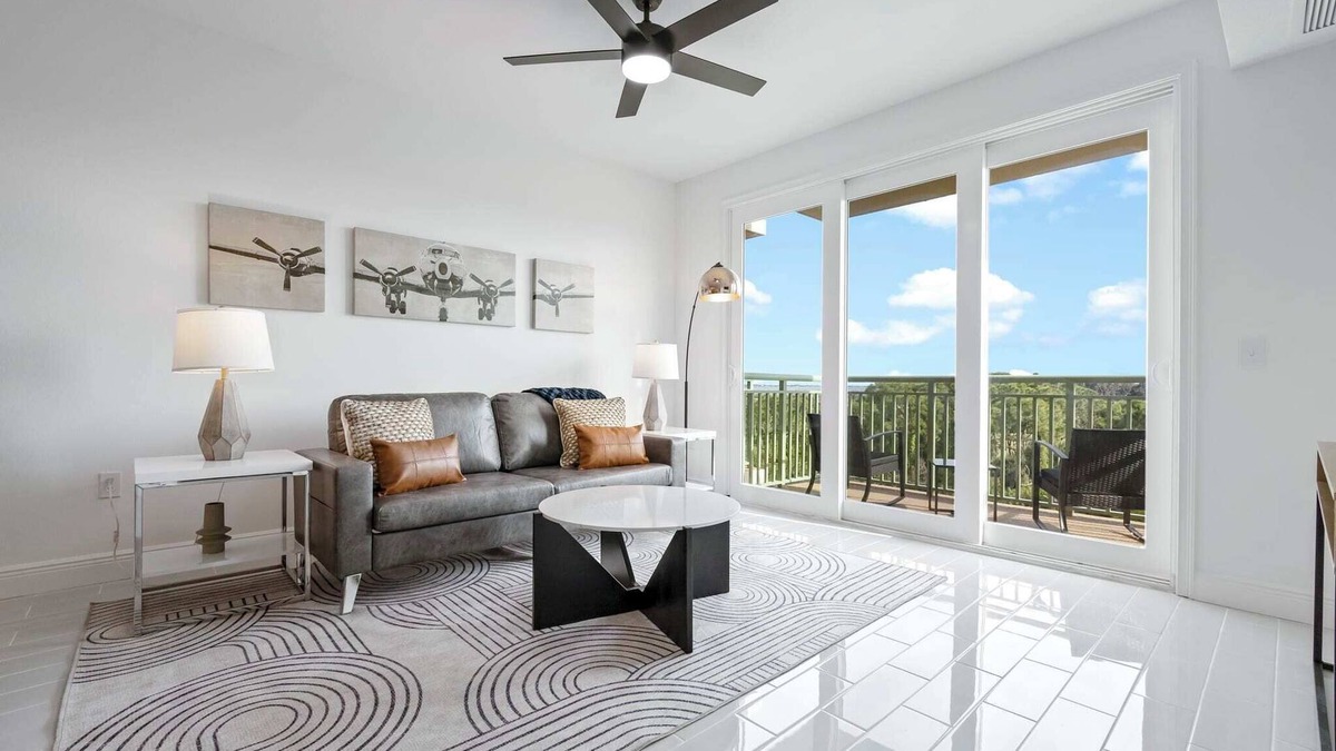 Merritt Island Condo | RIVER FLY IN: The Cocoa, River & Runway View