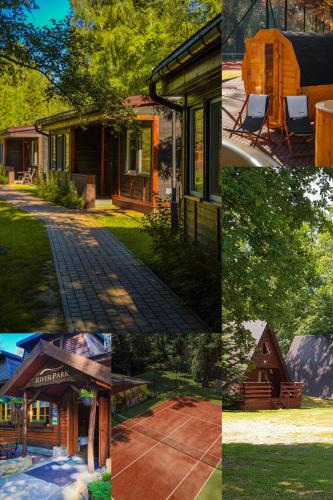 Zator Resort | River Park Domki Wśród Drzew Wzdłuż Rzeki