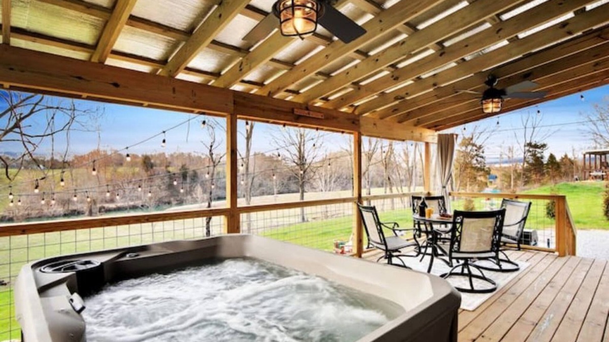 Sparta Cabin | River View Hot Tub Getaway Near Waterfalls, Hiking, Kayaking & Breweries