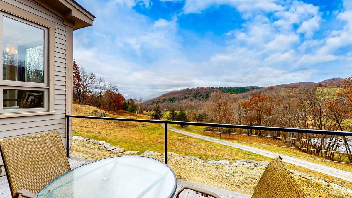 Pawlet House | Riverfront estate, mountain views, dog-friendly, fireplace, balcony, w/d, wifi