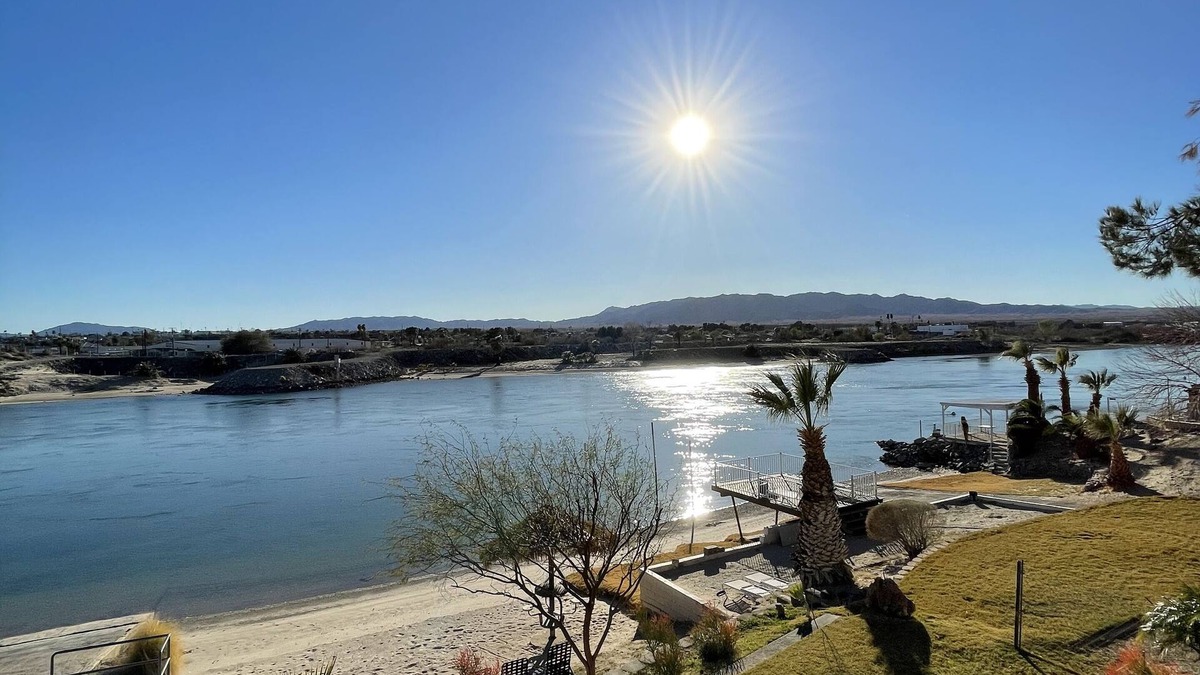 Mohave Valley House | Riverfront Home in Mohave Valley, AZ w Private Beach & Launch Ramp.