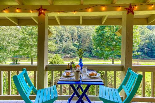 Lansing House | Riverfront Home with Fire Pit and Deck in Lansing