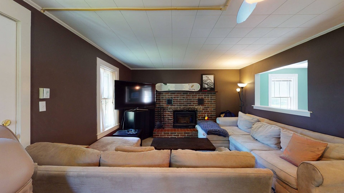 Montgomery Center House | Riverfront house walking distance to town with fireplace and w/d - dogs welcome