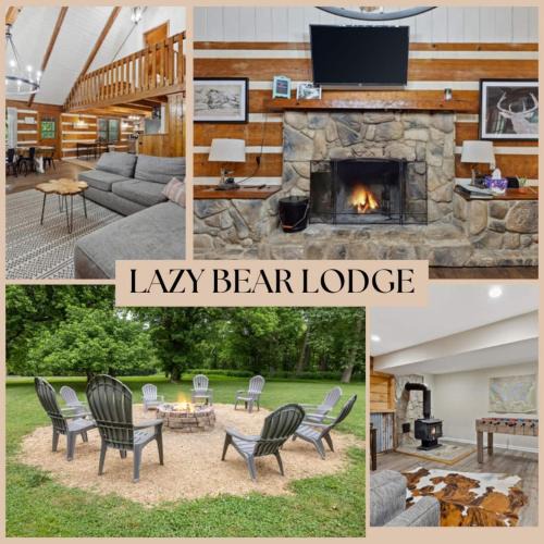 Fishers Hill House | Riverfront Log Cabin Hot Tub, Mtn Views & Hottub