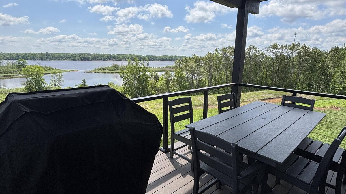 Duluth Apartment | RiverWest Superior Chalet - River View- Brand New - 20% of Bike Rentals