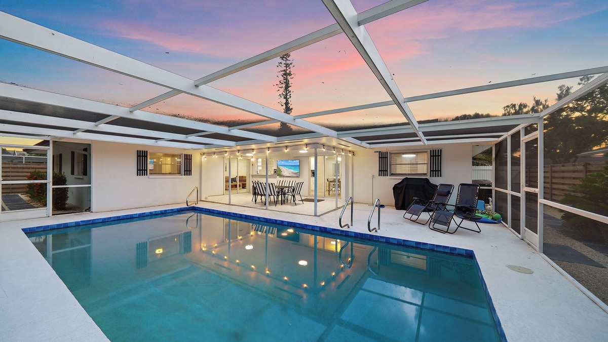 Sarasota Springs House | Riviera Retreat | Private Heated Pool + Infinity Game Table
