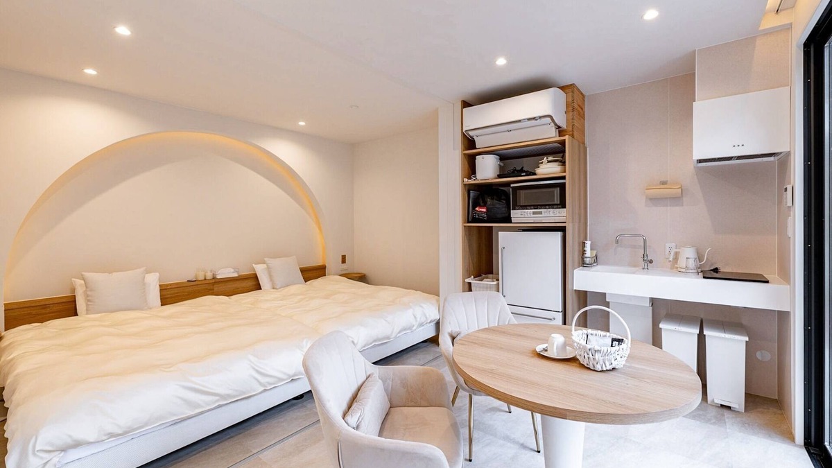 Tozawa Cottage | RMOGAMI C Type RoomTwo Double Beds River View Economy Room/Mogami-gun Yamagata