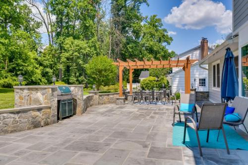 Aspen Hill House | Rockville Home Patio Oasis, Fireplace, Near DC!