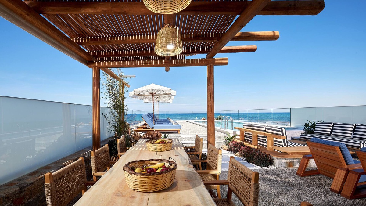 Kokkini Chani Villa | Rodo Seafront Villa with private pool