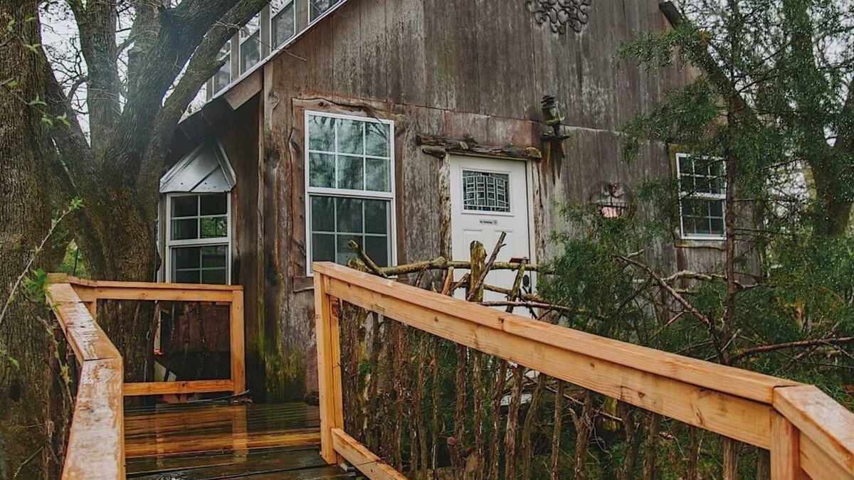 Celeste Bed & Breakfast | Romantic getaway in the trees. Enjoy your stay in a majestic oak treehouse