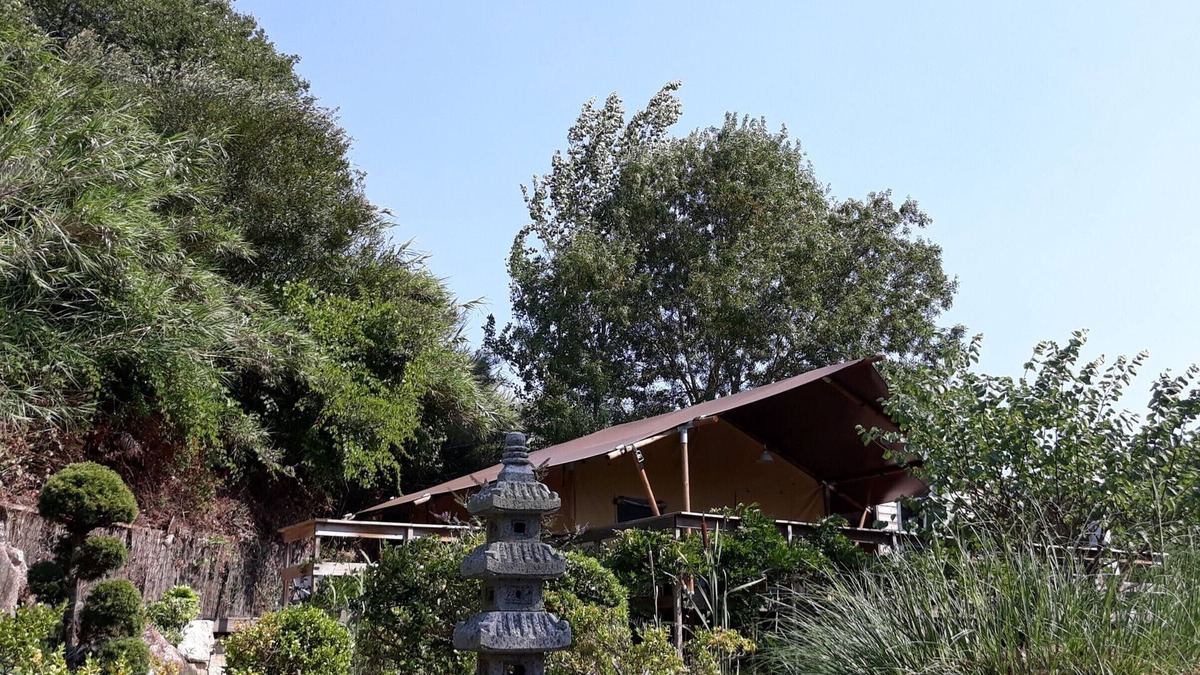 Caldas da Rainha Cabin | Romantic safaritent overlooking zen garden.